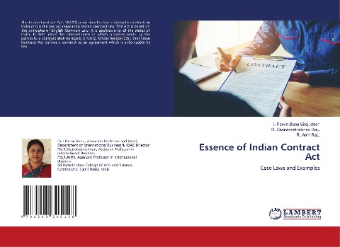 Essence of Indian Contract Act: Case Laws and Examples