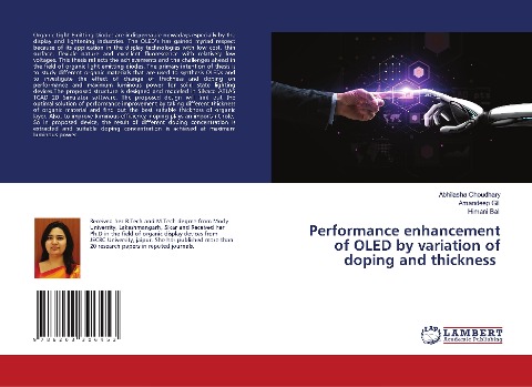 Performance enhancement of OLED by variation of doping and thickness