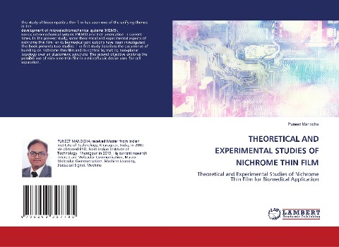 THEORETICAL AND EXPERIMENTAL STUDIES OF NICHROME THIN FILM: Theoretical and Experimental Studies of Nichrome Thin Film for Biomedical Application