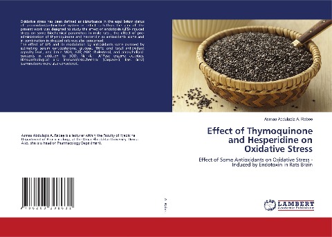Effect of Thymoquinone and Hesperidine on Oxidative Stress: Effect of Some Antioxidants on Oxidative Stress - Induced by Endotoxin in Rats Brain