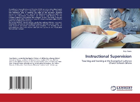 Instructional Supervision: Teaching and learning at the Evangelical Lutheran Church Schools-Ghana