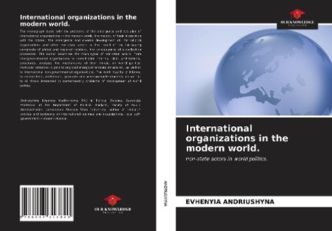 International organizations in the modern world.: non-state actors in world politics.