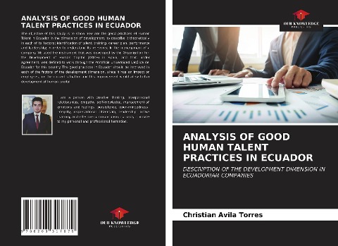 ANALYSIS OF GOOD HUMAN TALENT PRACTICES IN ECUADOR: DESCRIPTION OF THE DEVELOPMENT DIMENSION IN ECUADORIAN COMPANIES