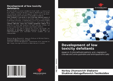 Development of low toxicity defoliants: based on 2-chloroethylphosphonic acid, magnesium chlorate and some guanidine and aminoguanidine salts