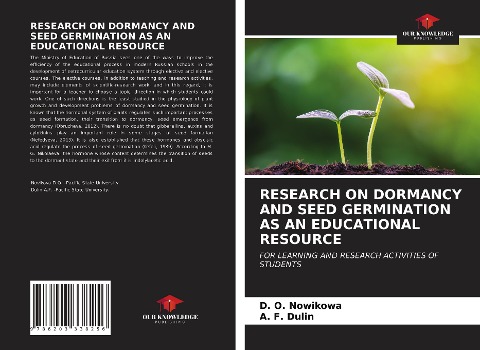 RESEARCH ON DORMANCY AND SEED GERMINATION AS AN EDUCATIONAL RESOURCE: FOR LEARNING AND RESEARCH ACTIVITIES OF STUDENTS