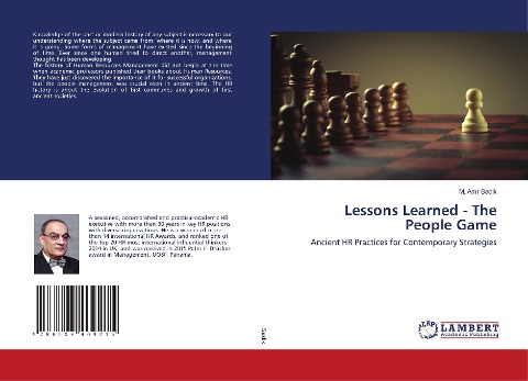 Lessons Learned - The People Game: Ancient HR Practices for Contemporary Strategies