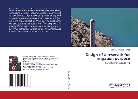 Design of a reservoir for irrigation purpose: Case study of Ekondo Titi