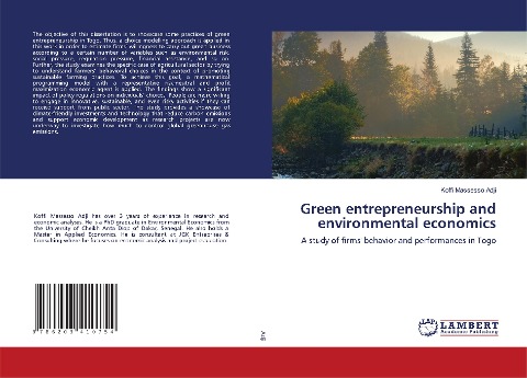 Green entrepreneurship and environmental economics: A study of firms behavior and performances in Togo