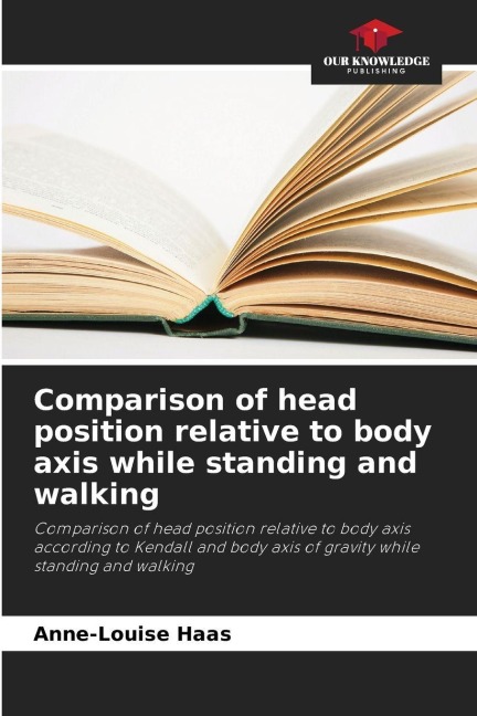 Comparison of head position relative to body axis while standing and walking: Comparison of head position relative to body axis according to Kendall and body axis of gravity while standing and walking
