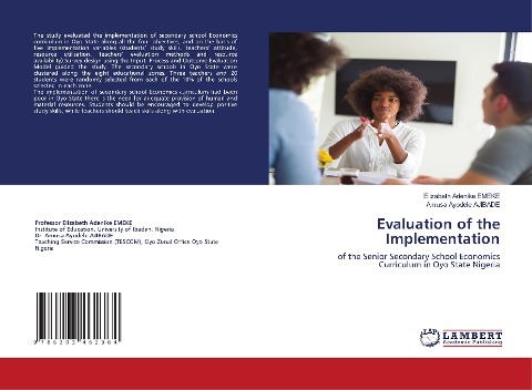 Evaluation of the Implementation: of the Senior Secondary School Economics Curriculum in Oyo State Nigeria