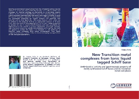 New Transition metal complexes from Ionic liquid tagged Schiff base: Antimicrobial activity and Spectroscopic property of newly synthesized Schiff bases and its Transition metal complexes