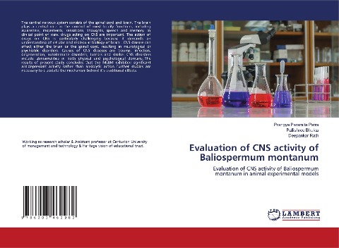 Evaluation of CNS activity of Baliospermum montanum: Evaluation of CNS activity of Baliospermum montanum in animal experimental models