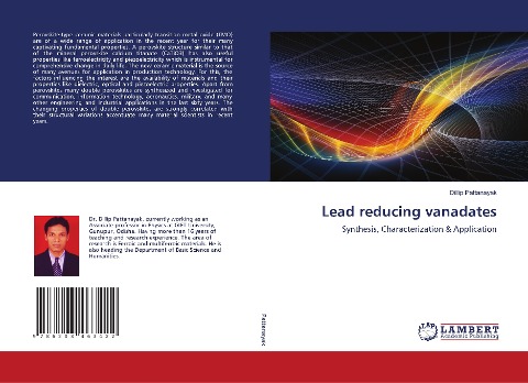 Lead reducing vanadates: Synthesis, Characterization & Application