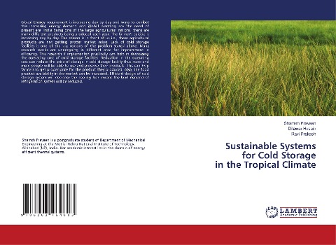 Sustainable Systems for Cold Storage in the Tropical Climate