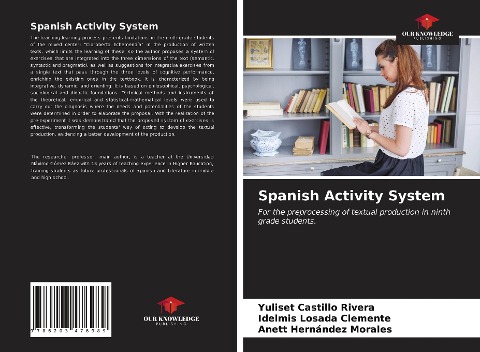 Spanish Activity System: For the preprocessing of textual production in ninth grade students.