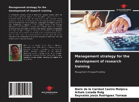 Management strategy for the development of research training: Management of research training
