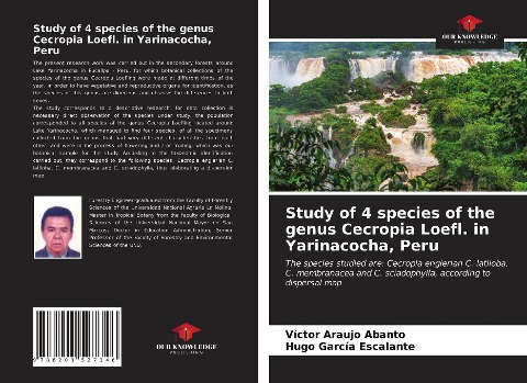 Study of 4 species of the genus Cecropia Loefl. in Yarinacocha, Peru: The species studied are: Cecropia englerian C. latiloba, C. membranacea and C. sciadophylla, according to dispersal map