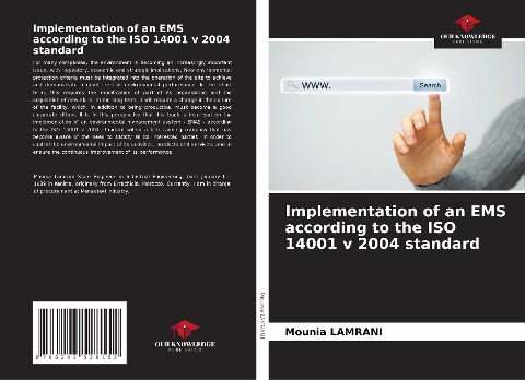 Implementation of an EMS according to the ISO 14001 v 2004 standard