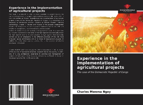 Experience in the implementation of agricultural projects: The case of the Democratic Republic of Congo