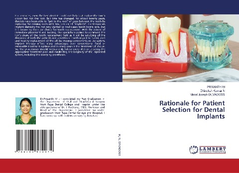 Rationale for Patient Selection for Dental Implants