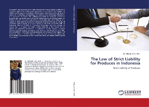 The Law of Strict Liability for Produces in Indonesia: Strict Liability of Produces
