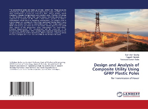 Design and Analysis of Composite Utility Using GFRP Plastic Poles: for Transmission of Power