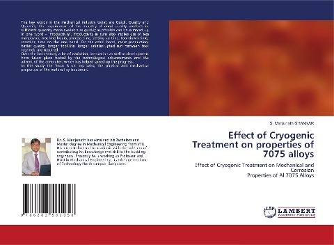 Effect of Cryogenic Treatment on properties of 7075 alloys: Effect of Cryogenic Treatment on Mechanical and CorrosionProperties of Al 7075 Alloys