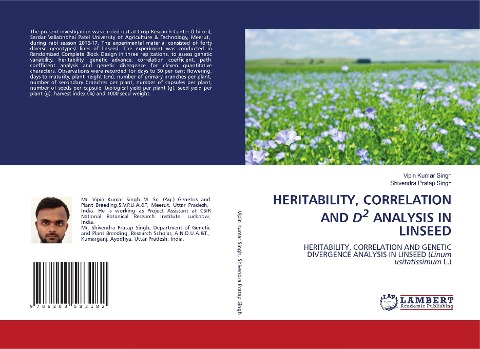HERITABILITY, CORRELATION AND D2 ANALYSIS IN LINSEED: HERITABILITY, CORRELATION AND GENETIC DIVERGENCE ANALYSIS IN LINSEED (Linum usitatissimum L.)