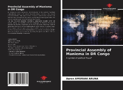 Provincial Assembly of Maniema in DR Congo: A symbol of political fraud?