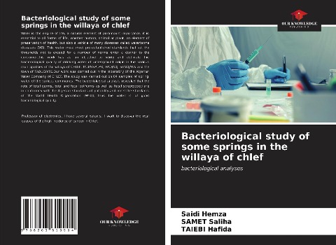 Bacteriological study of some springs in the willaya of chlef: bacteriological analyses