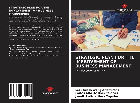 STRATEGIC PLAN FOR THE IMPROVEMENT OF BUSINESS MANAGEMENT: OF A PERUVIAN COMPANY