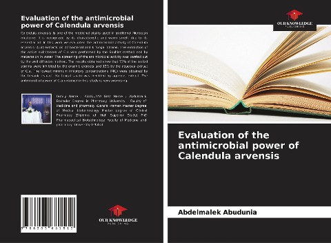 Evaluation of the antimicrobial power of Calendula arvensis
