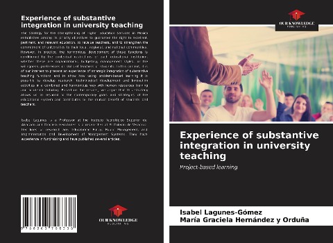Experience of substantive integration in university teaching: Project-based learning