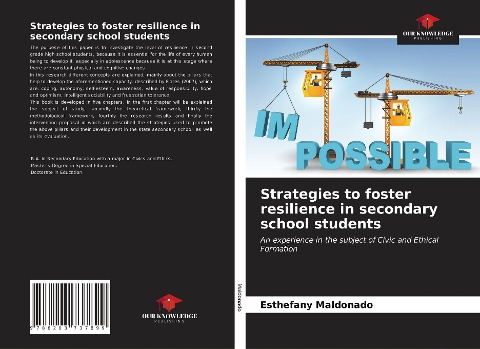 Strategies to foster resilience in secondary school students: An experience in the subject of Civic and Ethical Formation