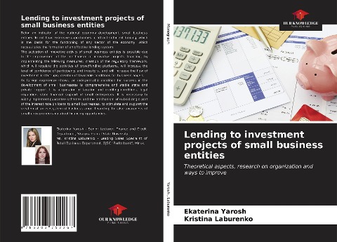 Lending to investment projects of small business entities: Theoretical aspects, research on organization and ways to improve