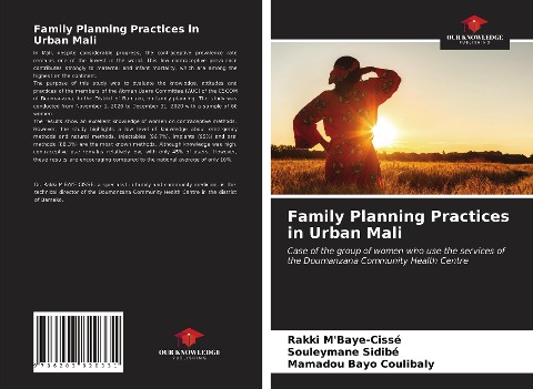 Family Planning Practices in Urban Mali: Case of the group of women who use the services of the Doumanzana Community Health Centre
