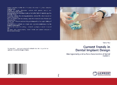 Current Trends in Dental Implant Design: Macrogeometry and surface characteristics of dental implants