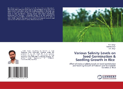 Various Salinity Levels on Seed Germination & Seedling Growth in Rice: Effect of Various Salinity Levels on Seed Germination and Seedling Growth of Tolerant and Susceptible Varieties of Rice
