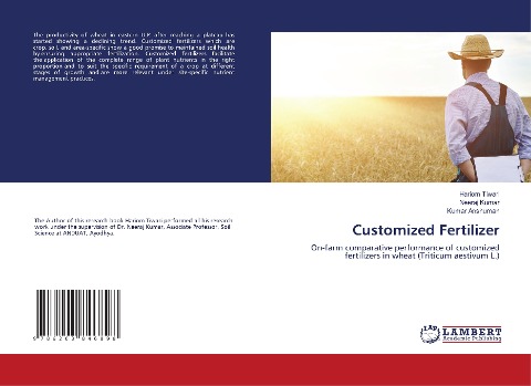 Customized Fertilizer: On-farm comparative performance of customized fertilizers in wheat (Triticum aestivum L.)