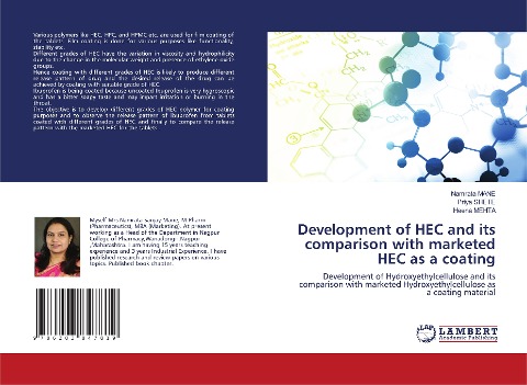 Development of HEC and its comparison with marketed HEC as a coating: Development of Hydroxyethylcellulose and its comparison with marketed Hydroxyethylcellulose as a coating material