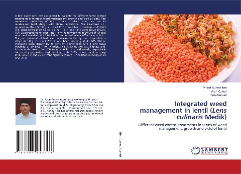 Integrated weed management in lentil (Lens culinaris Medik): Different weed control treatments in terms of weed management, growth and yield of lentil