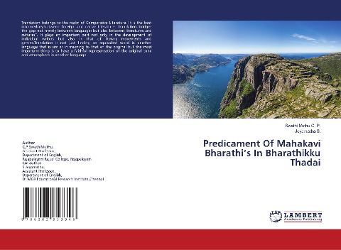 Predicament Of Mahakavi Bharathis In Bharathikku Thadai