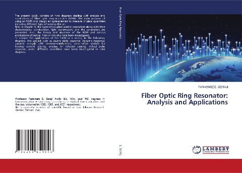 Fiber Optic Ring Resonator: Analysis and Applications