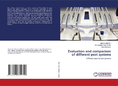 Evaluation and comparison of different post systems: Different post & core systems