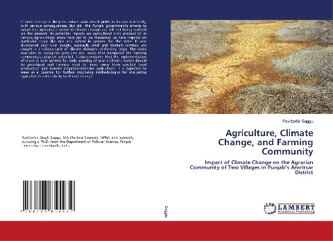 Agriculture, Climate Change, and Farming Community: Impact of Climate Change on the Agrarian Community of Two Villages in Punjab's Amritsar District