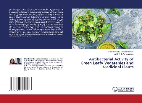 Antibacterial Activity of Green Leafy Vegetables and Medicinal Plants