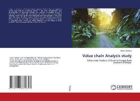 Value chain Analysis study: Value chain Analysis of Enset In Gurage Zone Southern Ethiopia