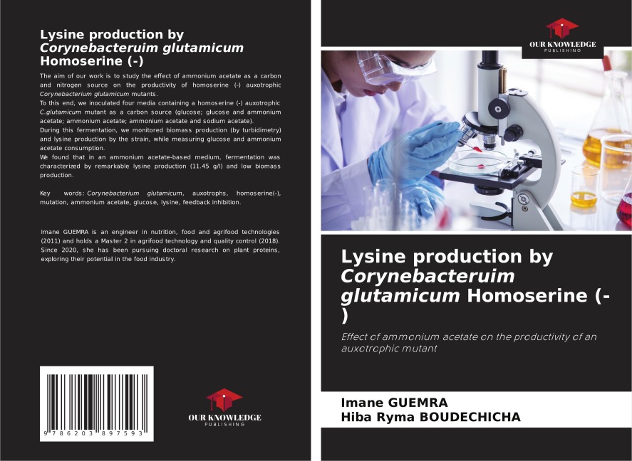 Lysine production by Corynebacteruim glutamicum Homoserine (-): Effect of ammonium acetate on the productivity of an auxotrophic mutant