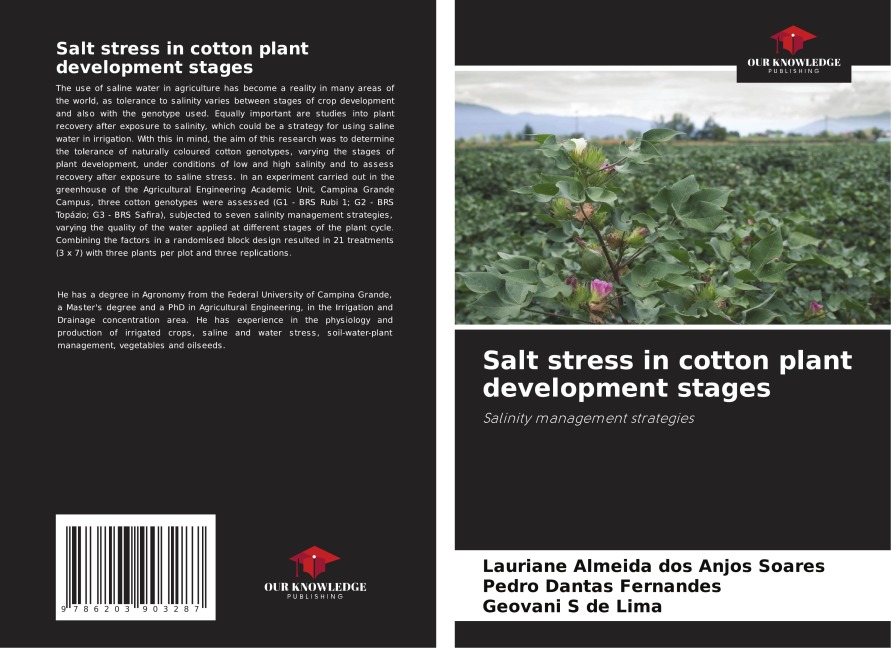 Salt stress in cotton plant development stages: Salinity management strategies