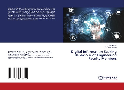 Digital Information Seeking Behaviour of Engineering Faculty Members